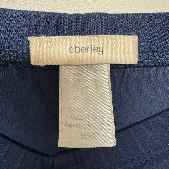 Eberyjey Navy Blue Pajama Pants Super Soft Size Medium Elastic Waist Womens - Picture 5 of 7